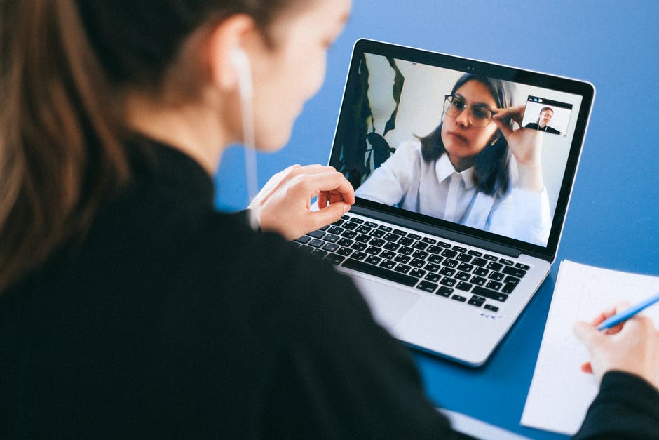 Two women in a breakout room inside Microsoft Teams