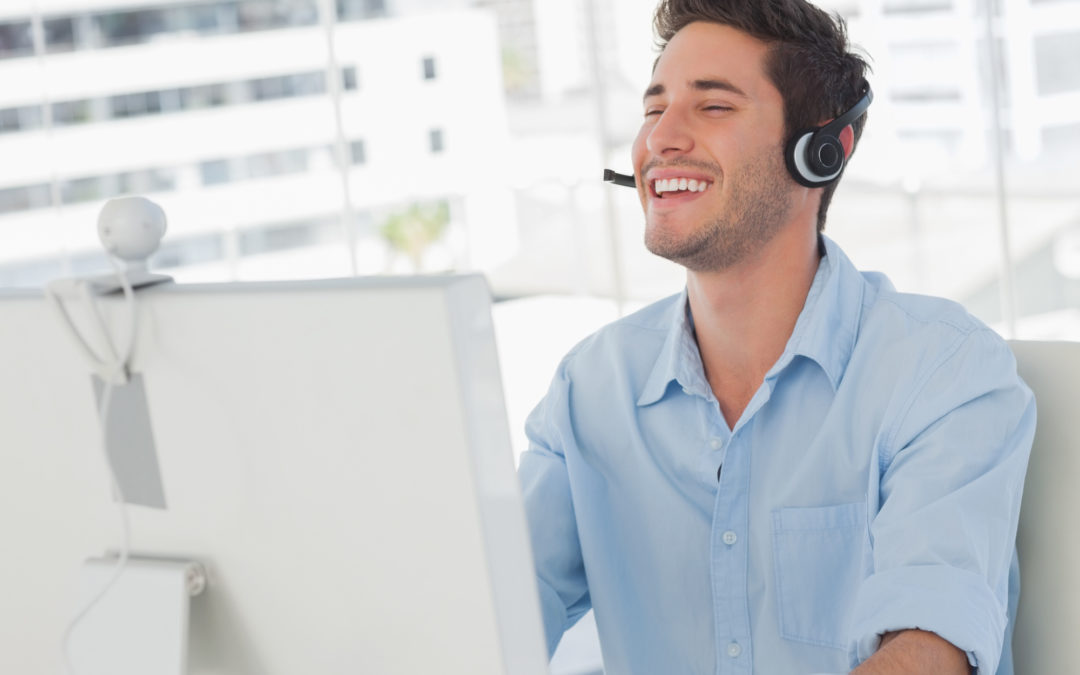 man in a virtual Teams meeting but changed his background